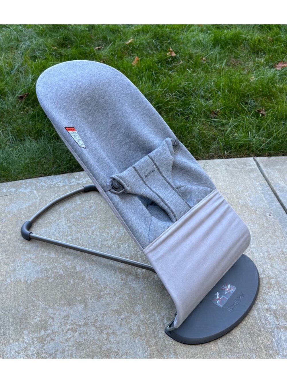 Baby Bjorn Light Gray 3D Jersey Pre-owned Baby Bouncer Bliss Rocker